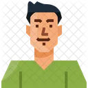 Avatar Asiatico Hombre Icono