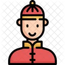 Chico chino  Icono