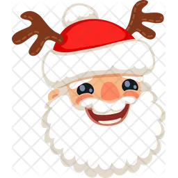 Chifres de Papai Noel Emoji Ícone