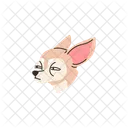 Chihuahua Chien Tete Icône
