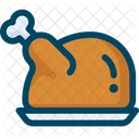 Chiken Meat Food Icon