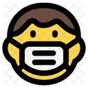 Child Emoji With Face Mask Emoji Icon