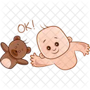 Child And Teddy Icon