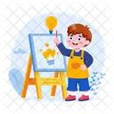 Child Artist  Icon