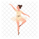 Ballerina Child Dance Icon
