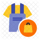 Outfit Clothing Shopping Bag Icon