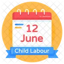 Child Labour Date  Icon
