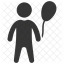 Balloon Kid Child Icon