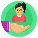 Child Care Child Safety Girl Protection Icon