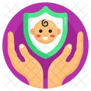 Safe Child Child Protection Child Security Icon
