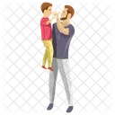 Child Rearing Child Development Child Dad Icon