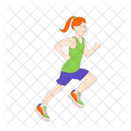 走る子供  アイコン
