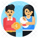 Child Selling Baby Selling Pay For Child Icon