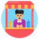 Child Labour Storekeeper Child Shopkeeper Icône