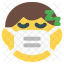 Child Sleeping Emoji With Face Mask Emoji Icon