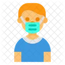 Child With Mask  Icon