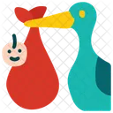 Childbird Bird Children Toy Icon