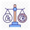Reproductive Choice Decision Making Human Pregnancy Symbol