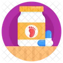 Pills Bottle Tablets Bottle Children Medicine Icon