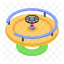Children Roundabout Park Roundabout Merry Go Round Icon