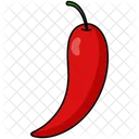 Chile Pimiento Rojo Icono