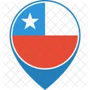 Chile Flag World Icon