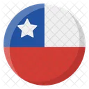 Chile Flag Country Icon
