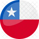 Chile Flag Country Icon