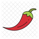 Fruta Verde Pimientos Icono