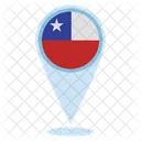Chile Location  Icon