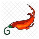 Chile Picante Pimenton Rojo Pimiento Rojo Icon
