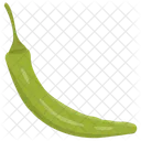Chile Verde Poblano Chile Serrano Icono