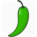 Chili Colour Green Icon
