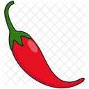 Chili Colour Food Icon