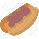 Chili Dog Sausage Icon