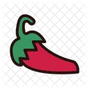 Chili Pepper Local Produce Authentic Icon