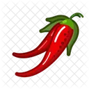 Chili Gemuse Vegetarisch Symbol