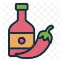 Chili Sauce Bottle Chili Icon
