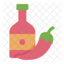 Chili Sauce Bottle Chili 아이콘