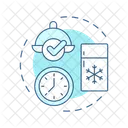 Freezer Chill Food Freezer Icon