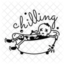 Chill Skeleton  Icon