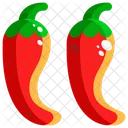 Chilli Pepper Spicy Icon