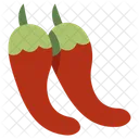 Chillies Spice Vegetable Icon