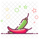 Chilis Chili Peppers Spice Icon
