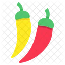 Chillies Paper Vegetable Icon