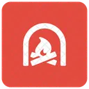 Chimenea Fuego Madera Icon