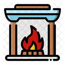 Chimenea Navidad Invierno Icon