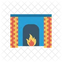 Chimenea Llama Luz Icon