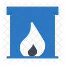 Chimenea Quemar Caliente Icono