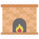 Chimenea Hogar Estufa De Habitacion Icono